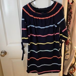 Boat neck spring/ summer dress